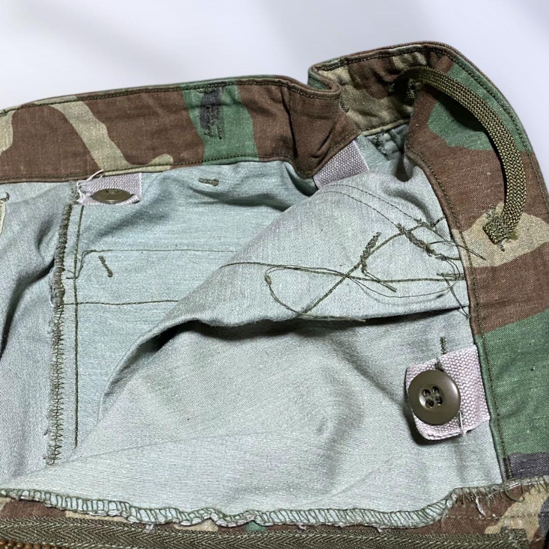米軍実物 80s 初期型 BDU ウッドランドカモ TALON ZIP