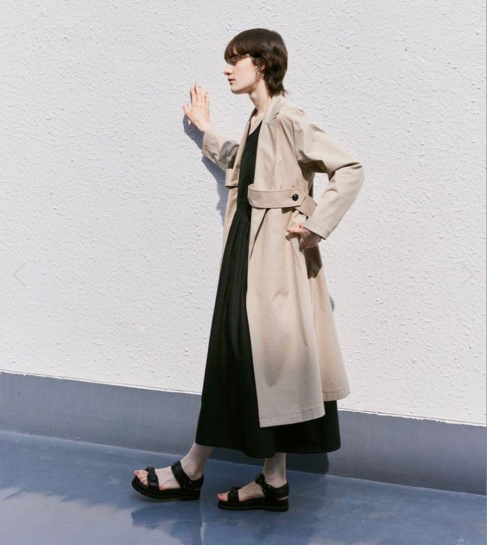 allureville マルタンガルバックフレアコート　ライトベージュ 2 M