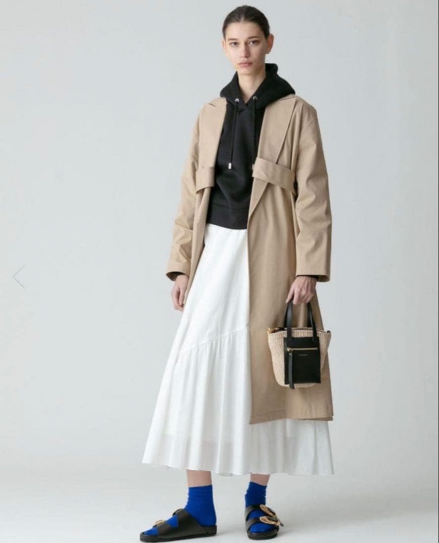 allureville マルタンガルバックフレアコート　ライトベージュ 2 M