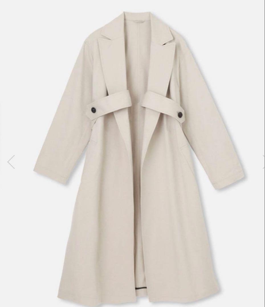 allureville マルタンガルバックフレアコート　ライトベージュ 2 M