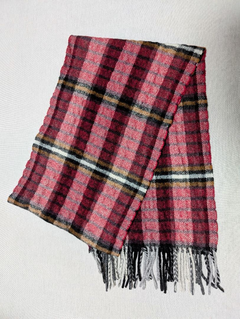 超美品ꕤ【Vivienne Westwood】オーブ刺繍チェック柄マフラー