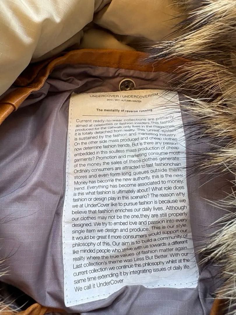 アンダーカバーundercover ダウンベスト サイズ2