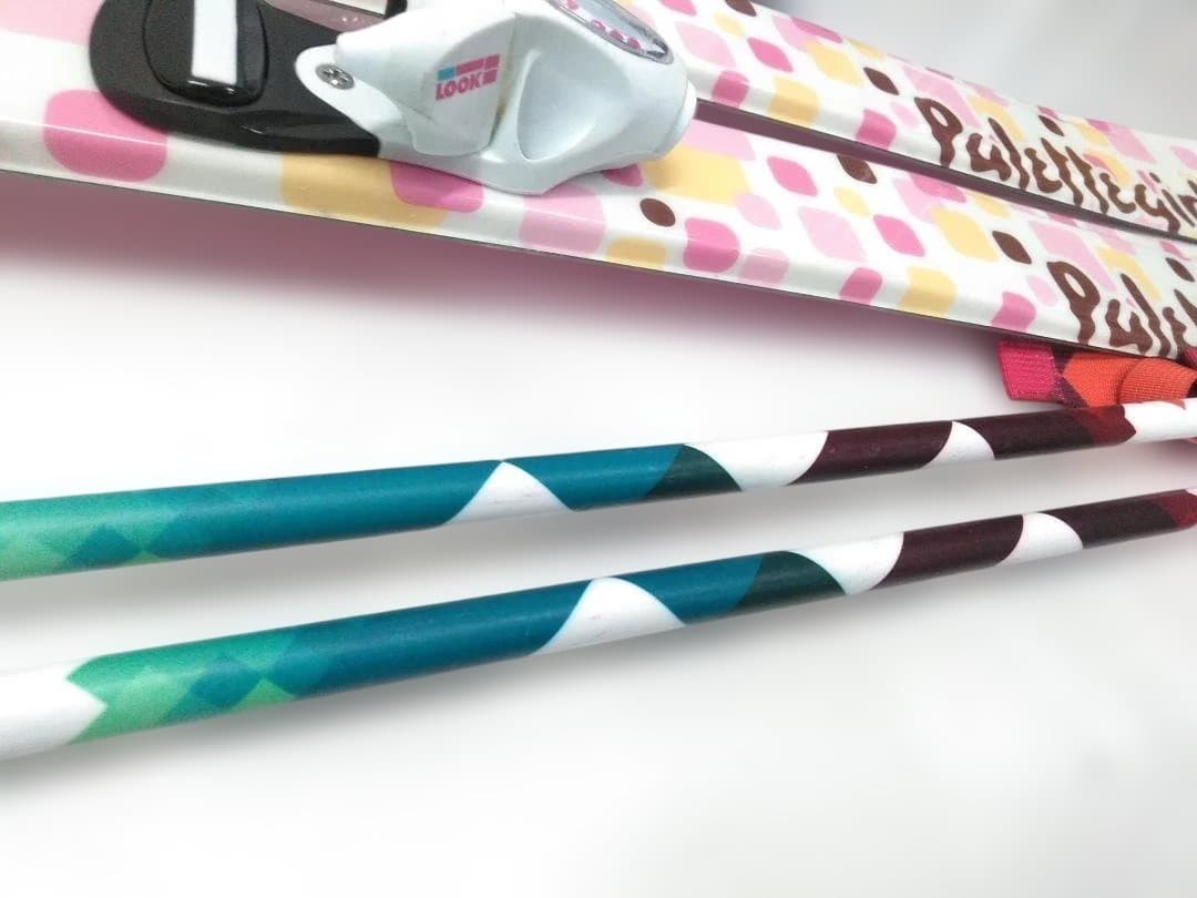 ジュニアスキー4点セット スワロー130cm ピュアコンシャス23cm