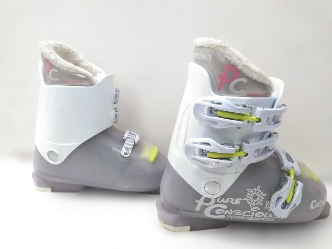 ジュニアスキー4点セット スワロー130cm ピュアコンシャス23cm