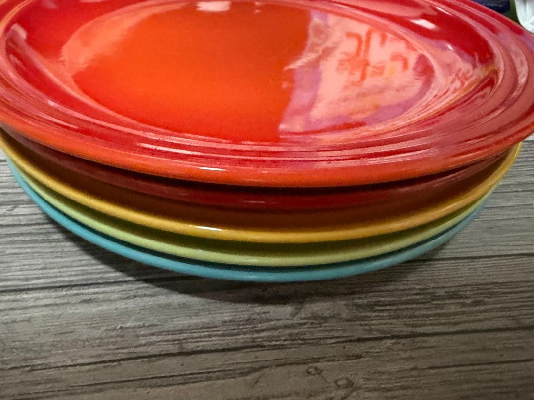 ル・クルーゼ　ラウンドプレート23cm ５枚セット