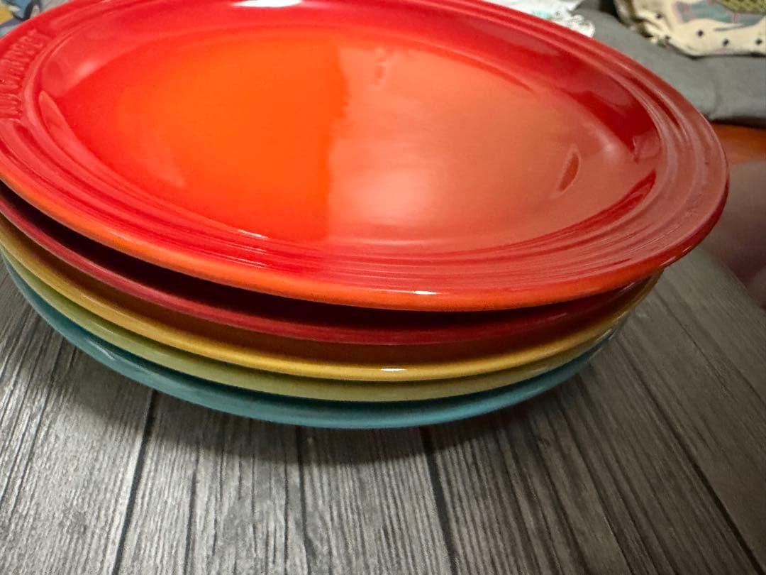 ル・クルーゼ　ラウンドプレート23cm ５枚セット