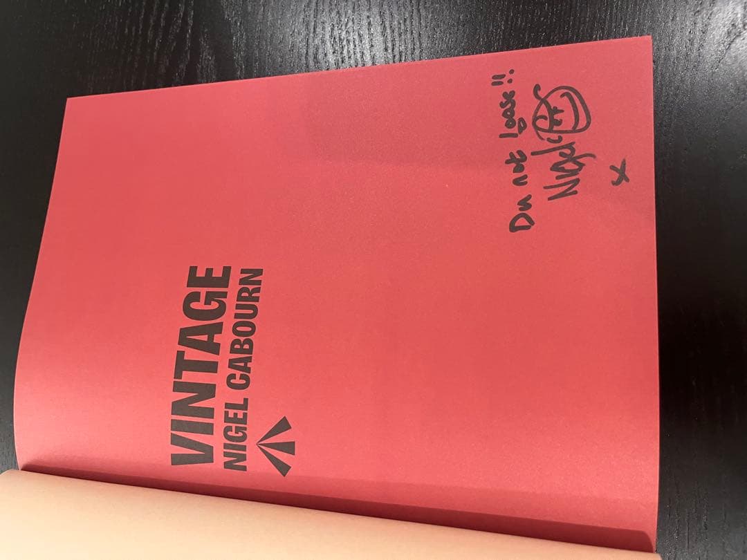 VINTAGE NIGEL CABOURN ハードカバー