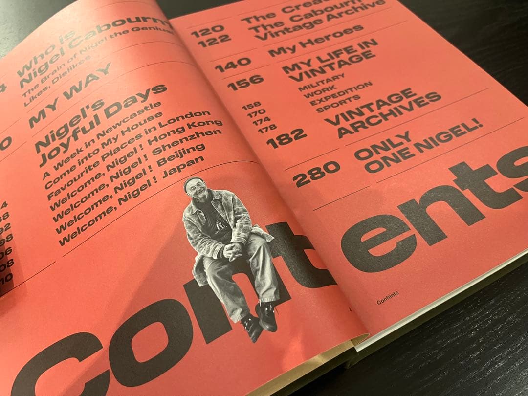 VINTAGE NIGEL CABOURN ハードカバー