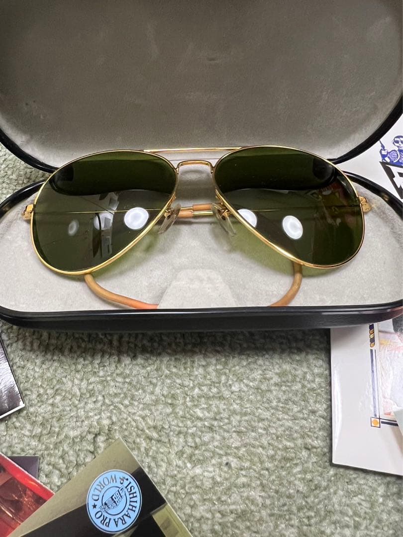 西部警察サングラス＋石原プロワールド未開封ポストカードセット➕本付