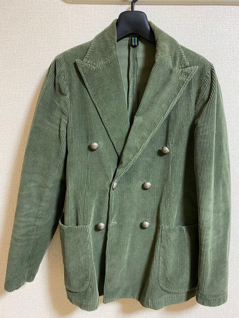 BAGUTTA コーデュロイ ダブルブレストジャケット