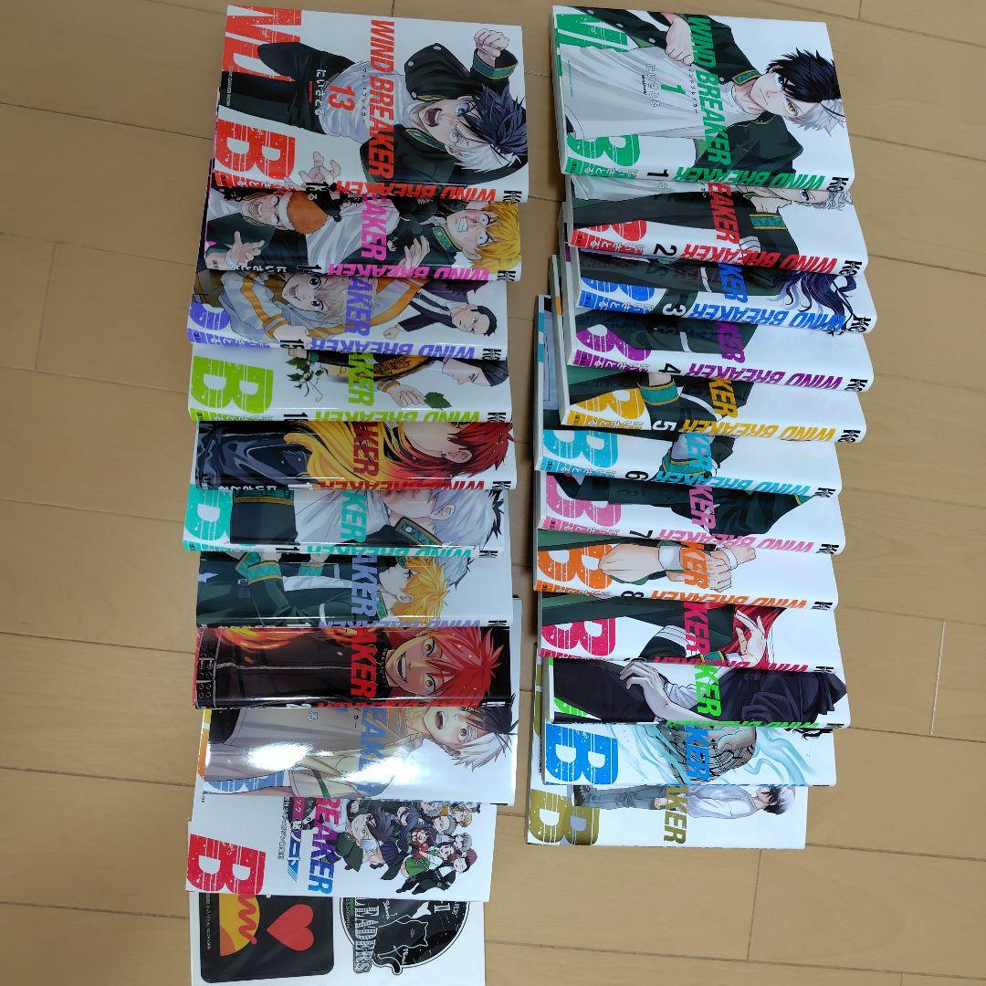 WIND BREAKER 1〜21巻＋キャラクターブックセット ステッカー付き