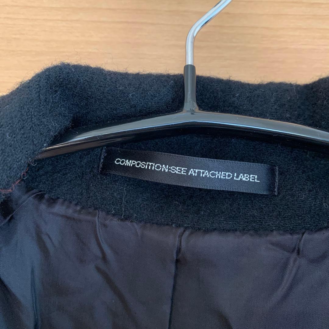 ワイズ　Y's 黒 テーラードジャケット レディース オーバーサイズ