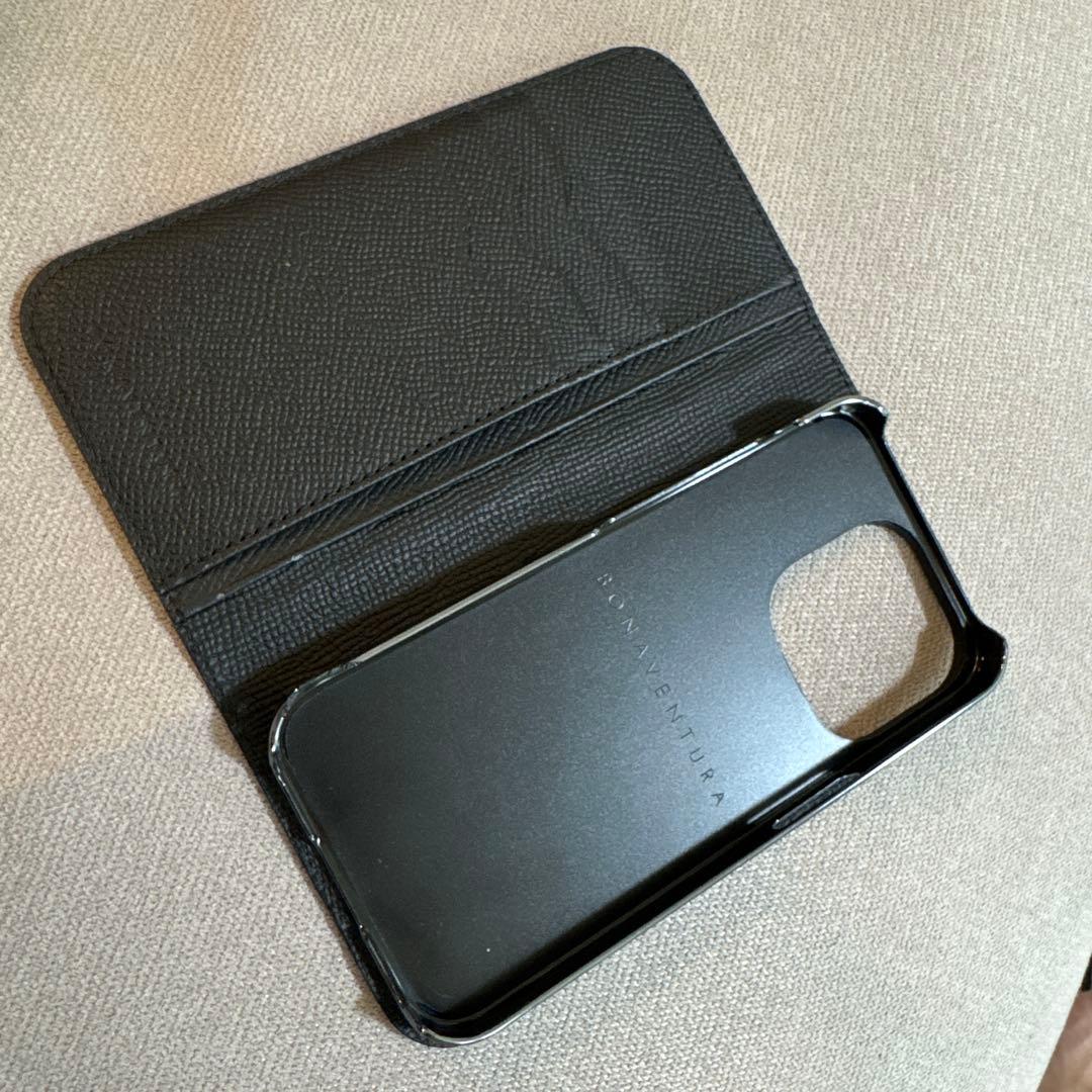 【美品】iPhone 15 Proダイアリーケース ノービレレザーブラック