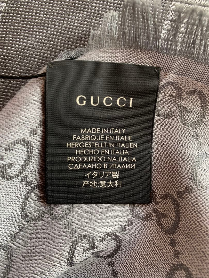 タグ付き新品GUCCI グッチ GG柄 ストール