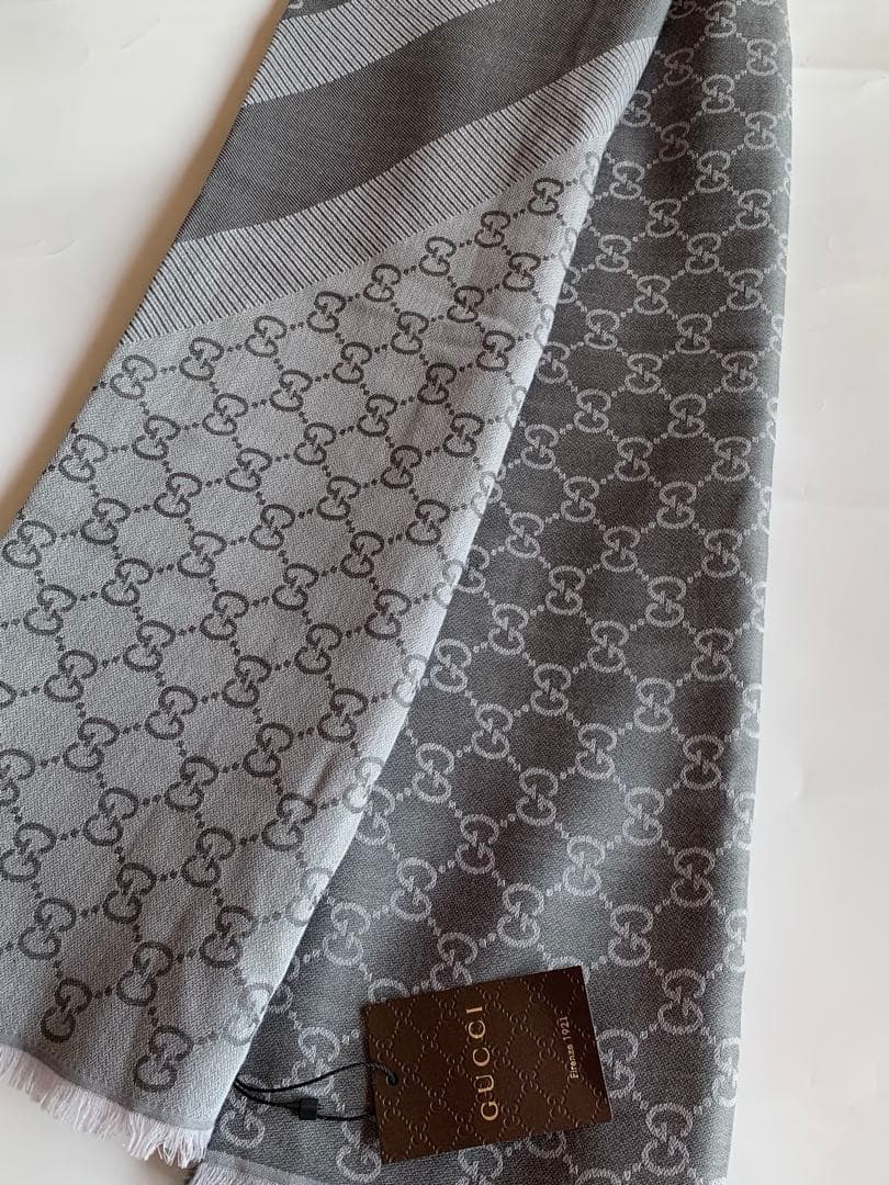 タグ付き新品GUCCI グッチ GG柄 ストール