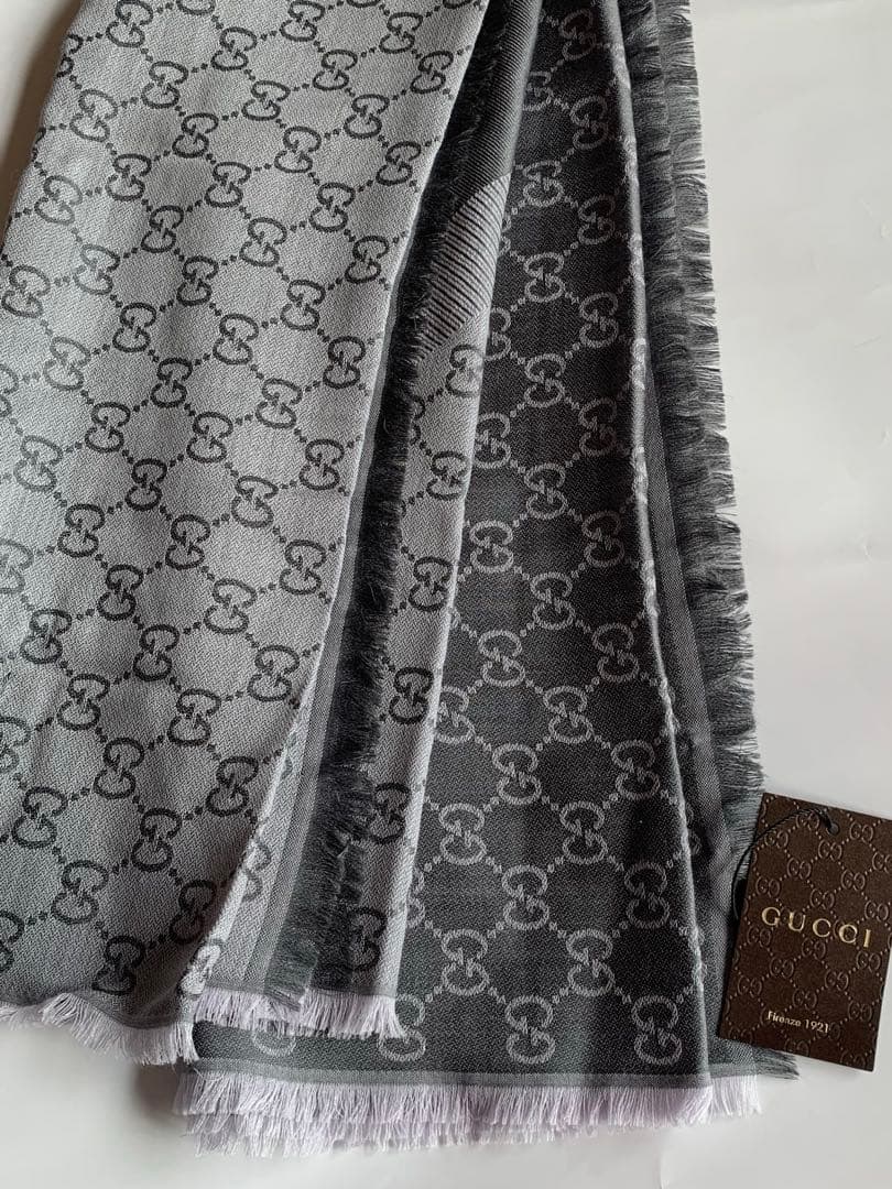 タグ付き新品GUCCI グッチ GG柄 ストール