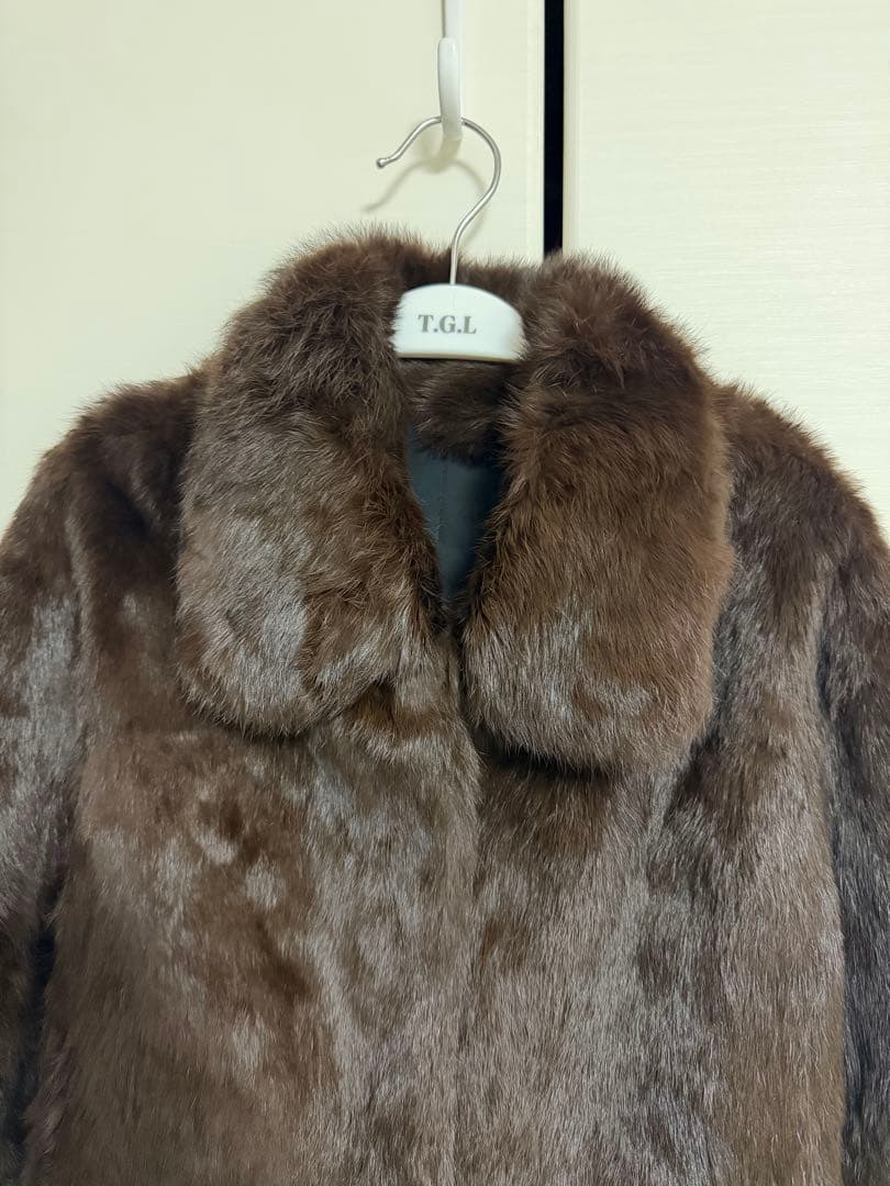 リアルラビットファーショートコート