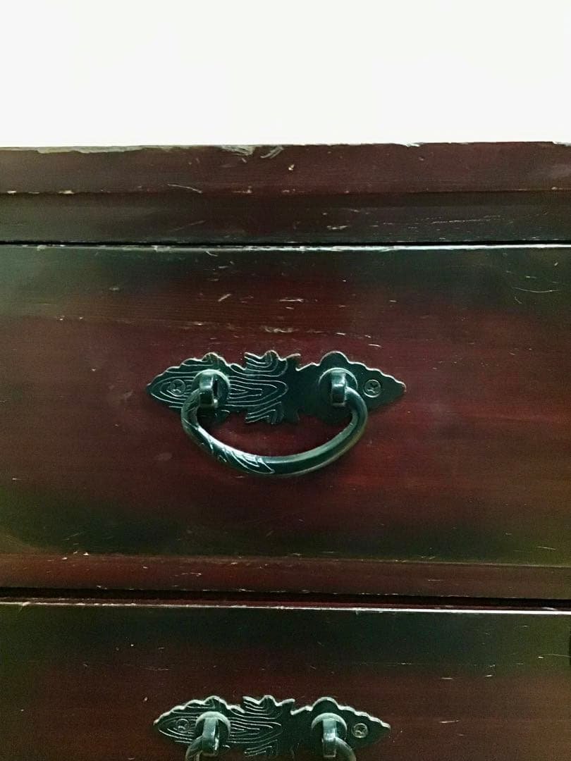 管253☆時代箪笥☆民芸調家具☆レトロチェスト