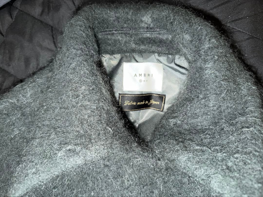 ジャケット・アウター Ameri DEFORMATION COLLAR SHAGGY COAT S