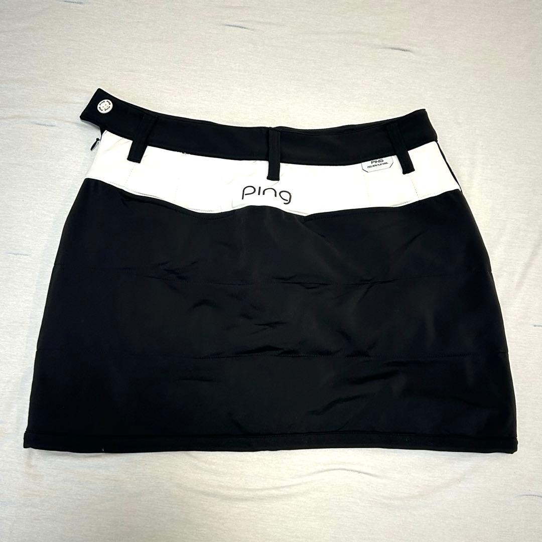 【お値下げ】PING ゴルフ 防風防寒スカート　保温　防寒　L 黒