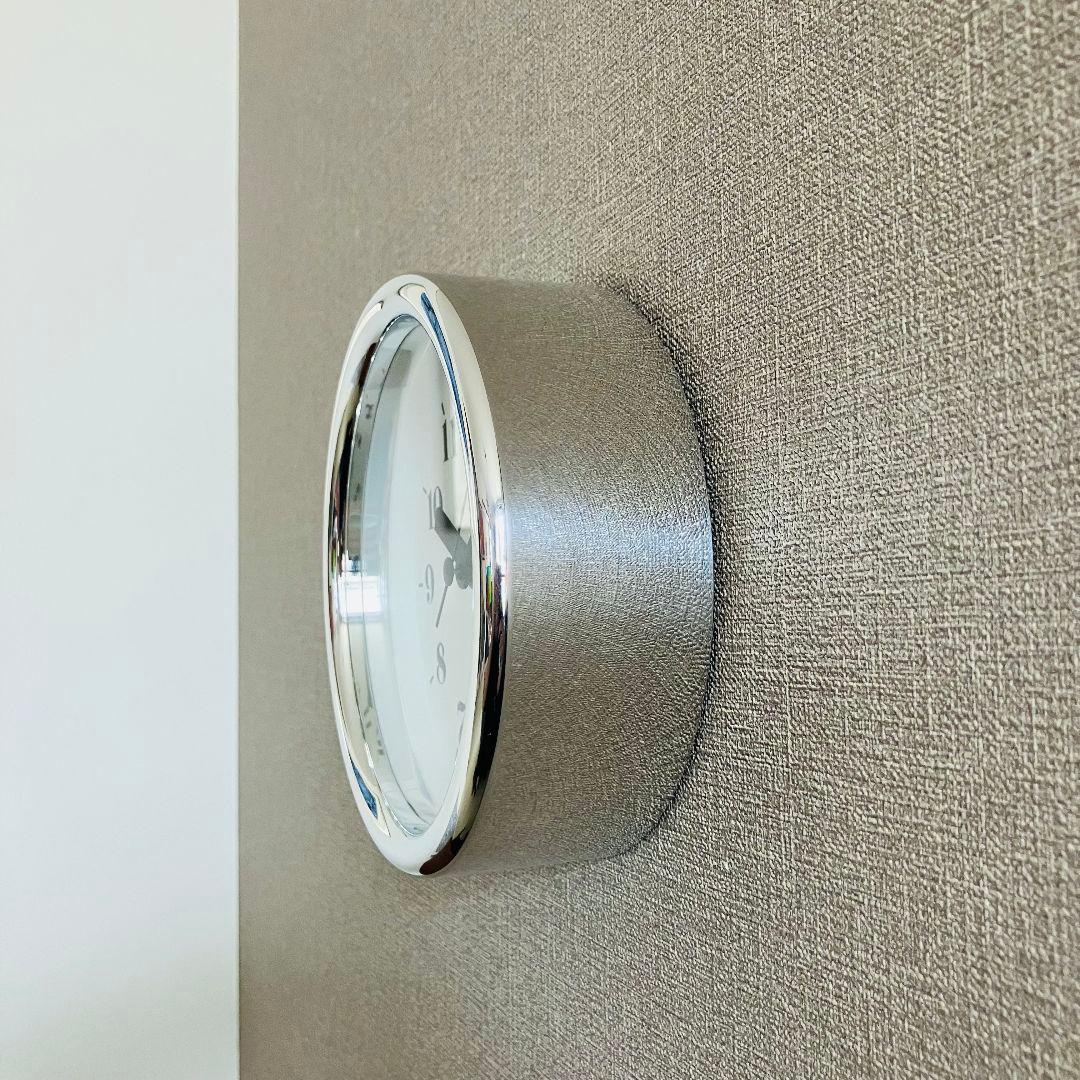 銀ワサさま専用 未使用 リキ アルミニウム クロック 掛け時計 置時計