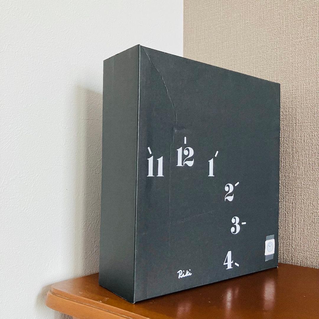 銀ワサさま専用 未使用 リキ アルミニウム クロック 掛け時計 置時計