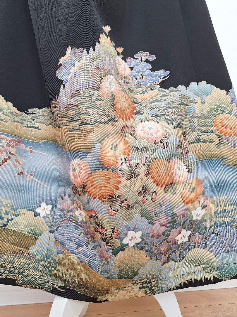 着物リメイクワンピース3682