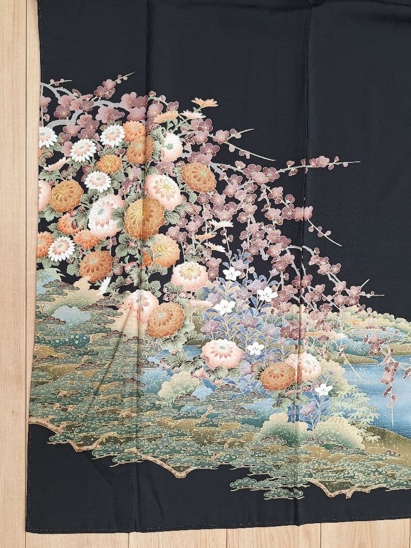 着物リメイクワンピース3682