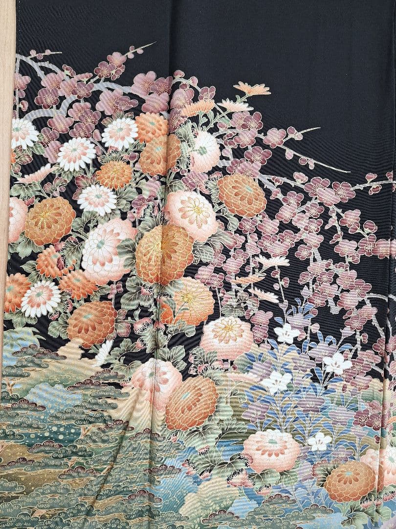 着物リメイクワンピース3682