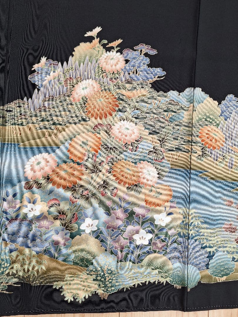 着物リメイクワンピース3682