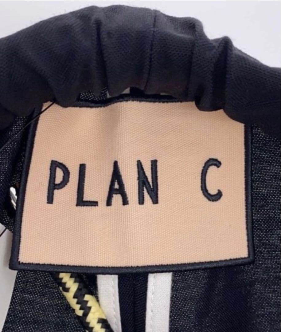 Plan C wide pants blackワイドパンツ　ブラック