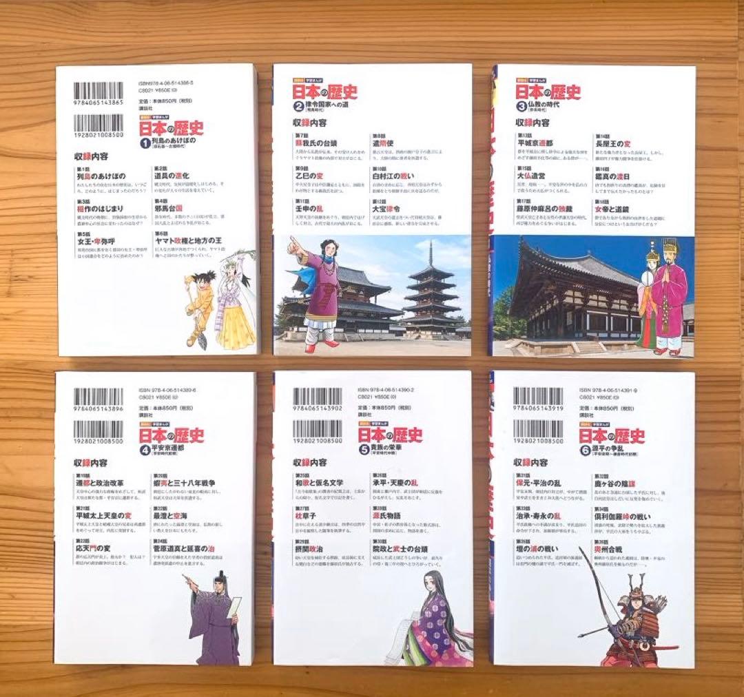 【やまさん】講談社 学習まんが 日本の歴史 全20巻セット