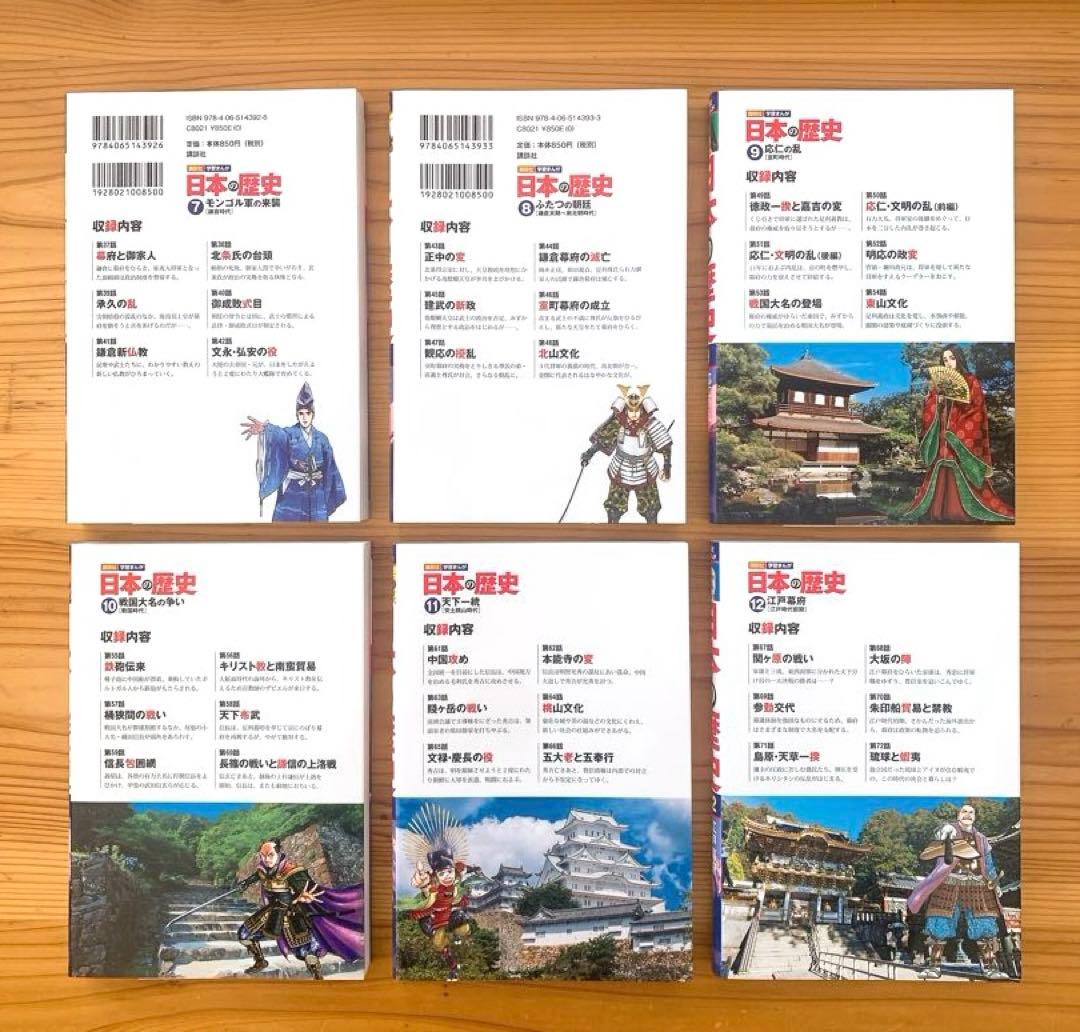 【やまさん】講談社 学習まんが 日本の歴史 全20巻セット