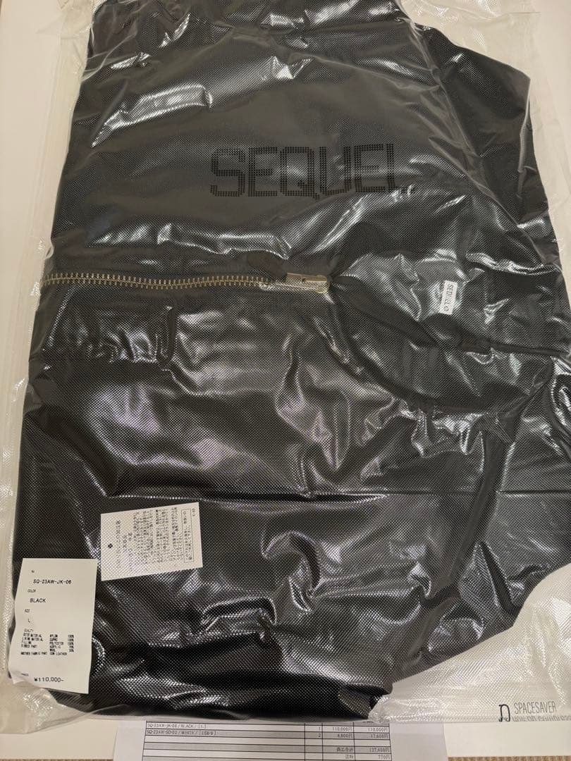 SEQUEL MA-1 ジャケット 黒 L