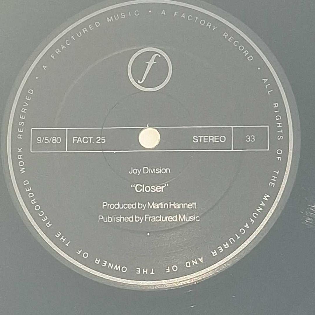 1980年物U.K.Org. LP★ Joy Division★『Closer』