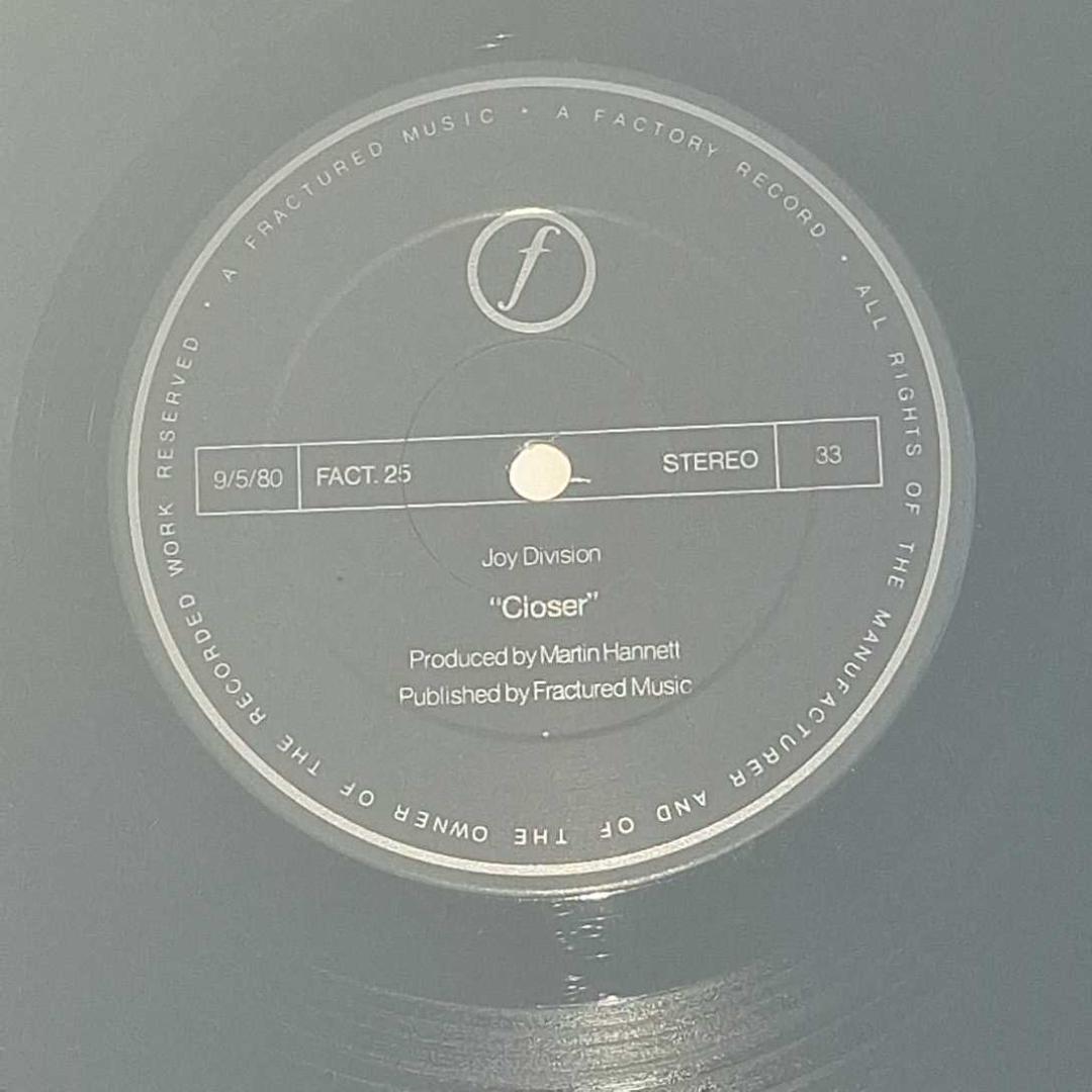 1980年物U.K.Org. LP★ Joy Division★『Closer』