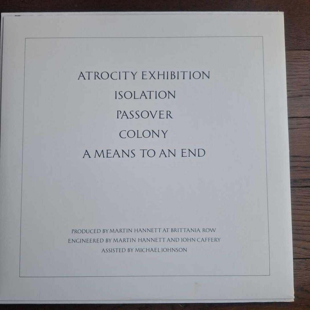 1980年物U.K.Org. LP★ Joy Division★『Closer』