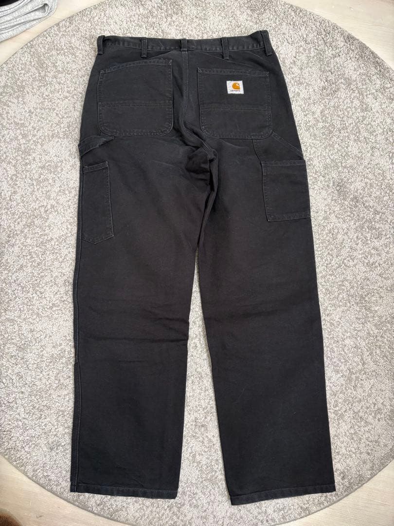 Carhartt WIP ダブルニーパンツ 32×32 ブラック