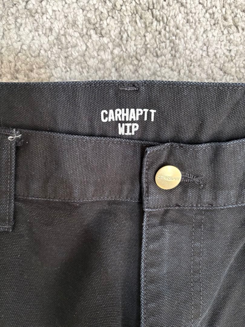 Carhartt WIP ダブルニーパンツ 32×32 ブラック