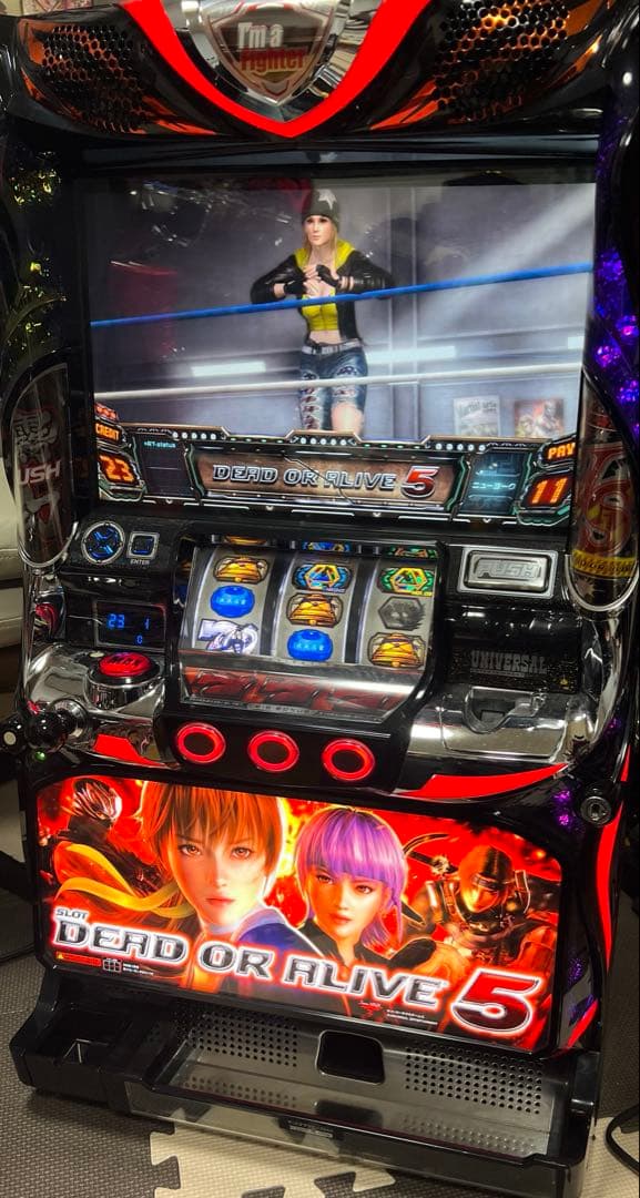 ＳＬＯＴデッドオアアライブ５ＥＫ（ユニバーサルブロス）不要機付き 実機