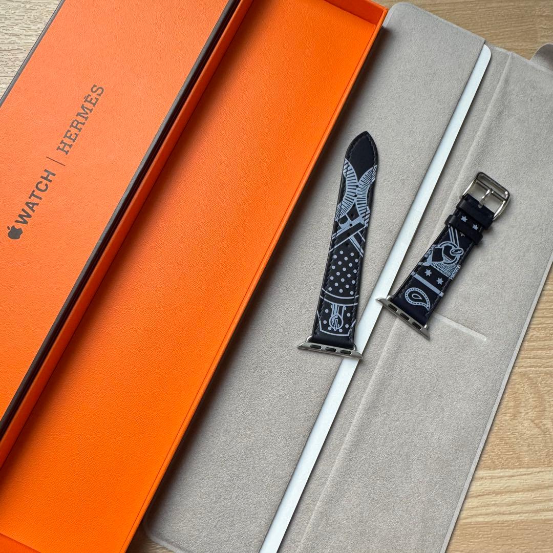 2402 美品　Apple Watch エルメス　ガラマリン　HERMES