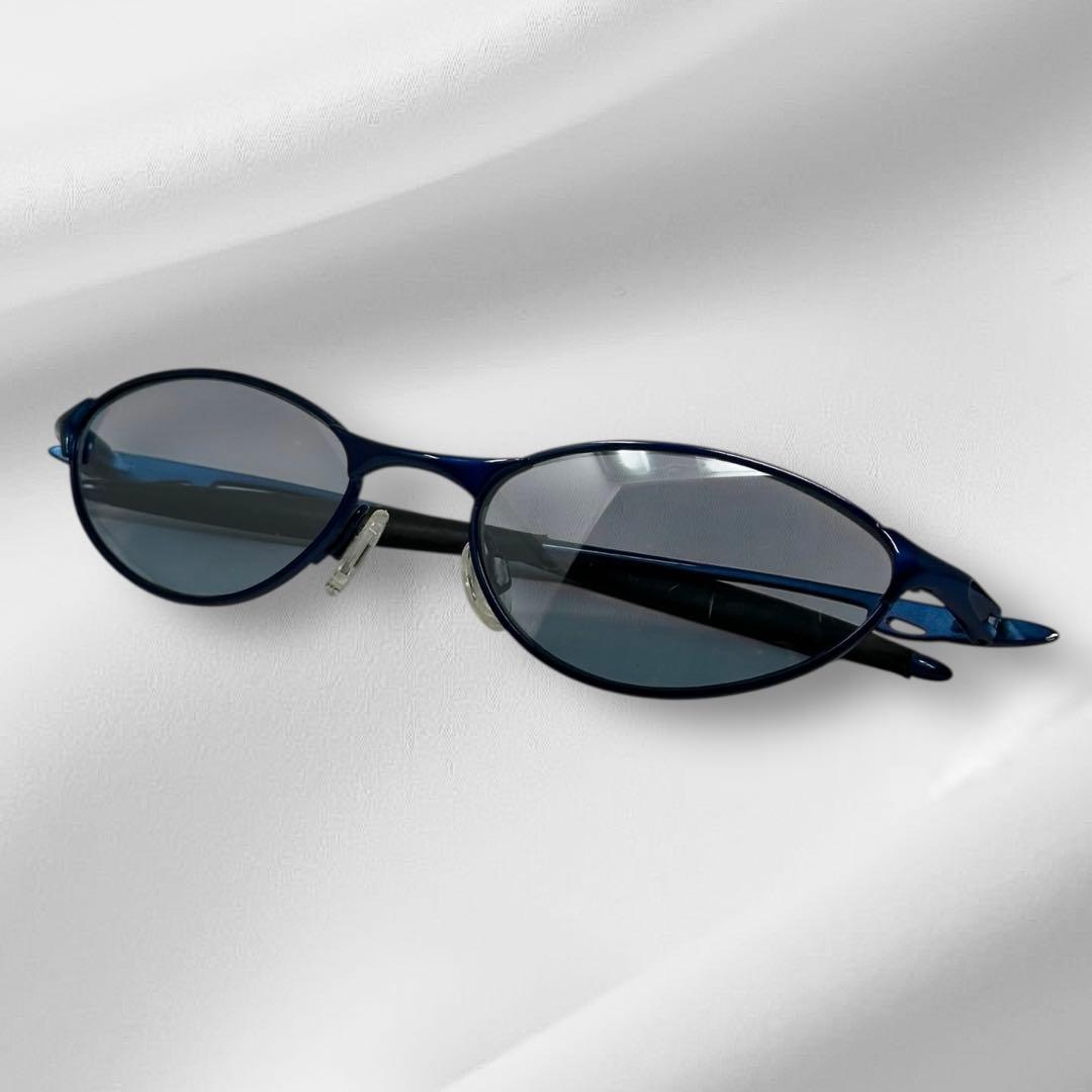【美品】 OAKLEY teaspoon サングラス ブルー 希少品 e2