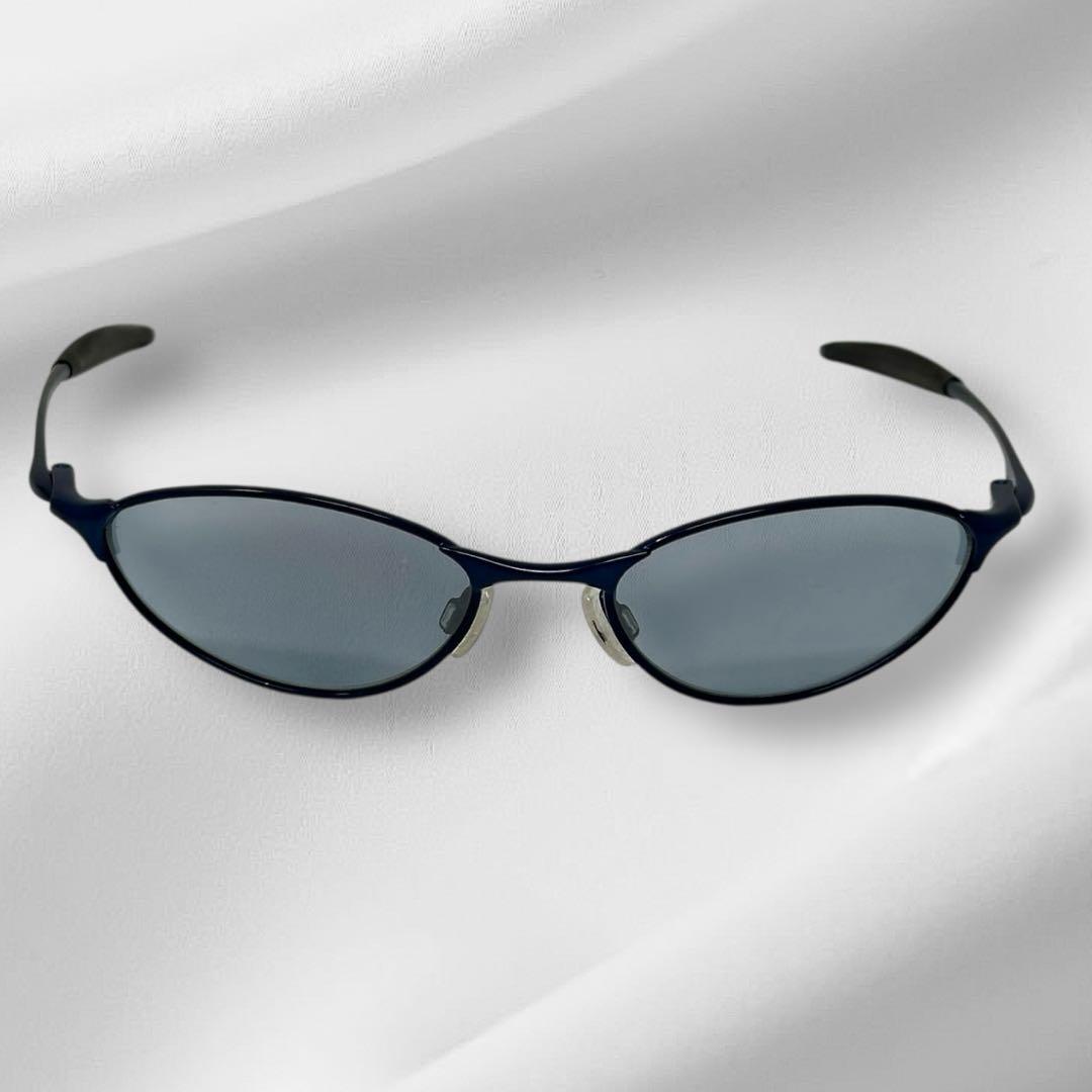 【美品】 OAKLEY teaspoon サングラス ブルー 希少品 e2
