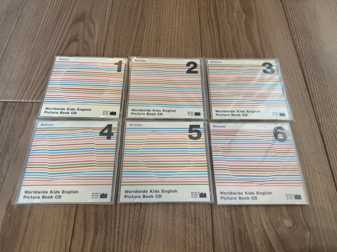 ベネッセ ワールドワイドキッズ DVD、CD、CR-ROMセット