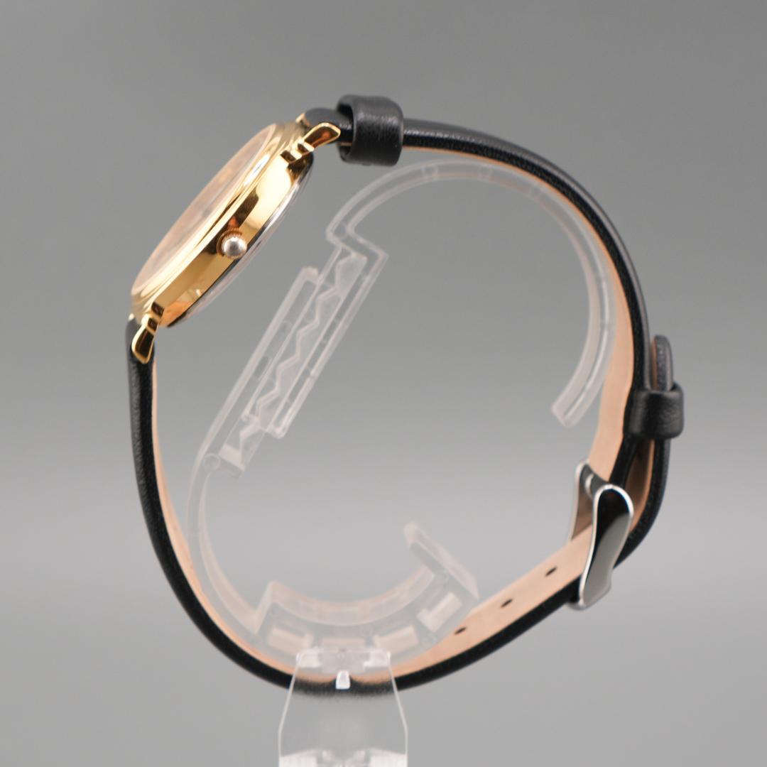 美品 CELINE シェル スモセコ 腕時計 電池新品 新品ベルト クォーツ