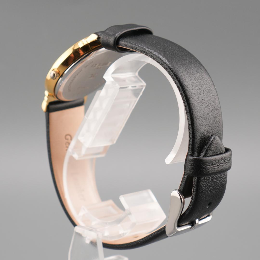 美品 CELINE シェル スモセコ 腕時計 電池新品 新品ベルト クォーツ