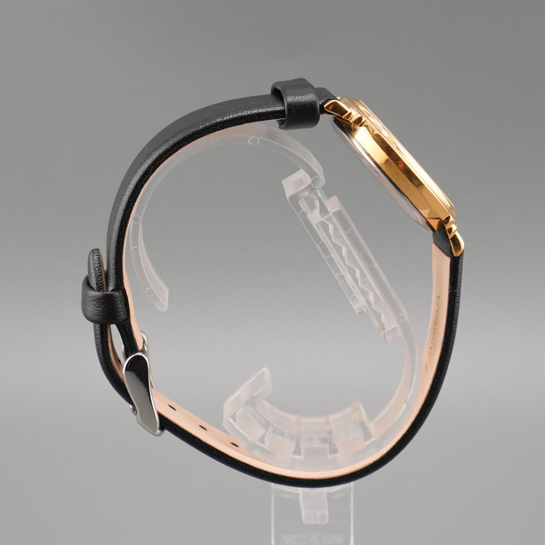 美品 CELINE シェル スモセコ 腕時計 電池新品 新品ベルト クォーツ