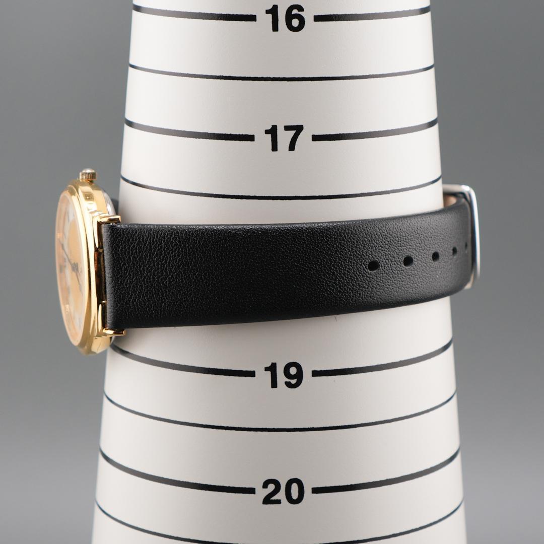 美品 CELINE シェル スモセコ 腕時計 電池新品 新品ベルト クォーツ