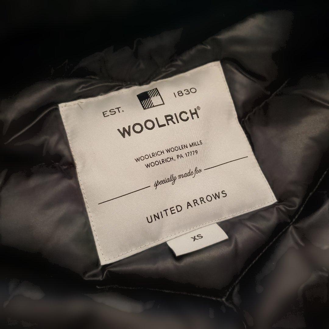 美品 ウールリッチ UNITED ARROWS別注 ボウブリッジ　ブラックXS