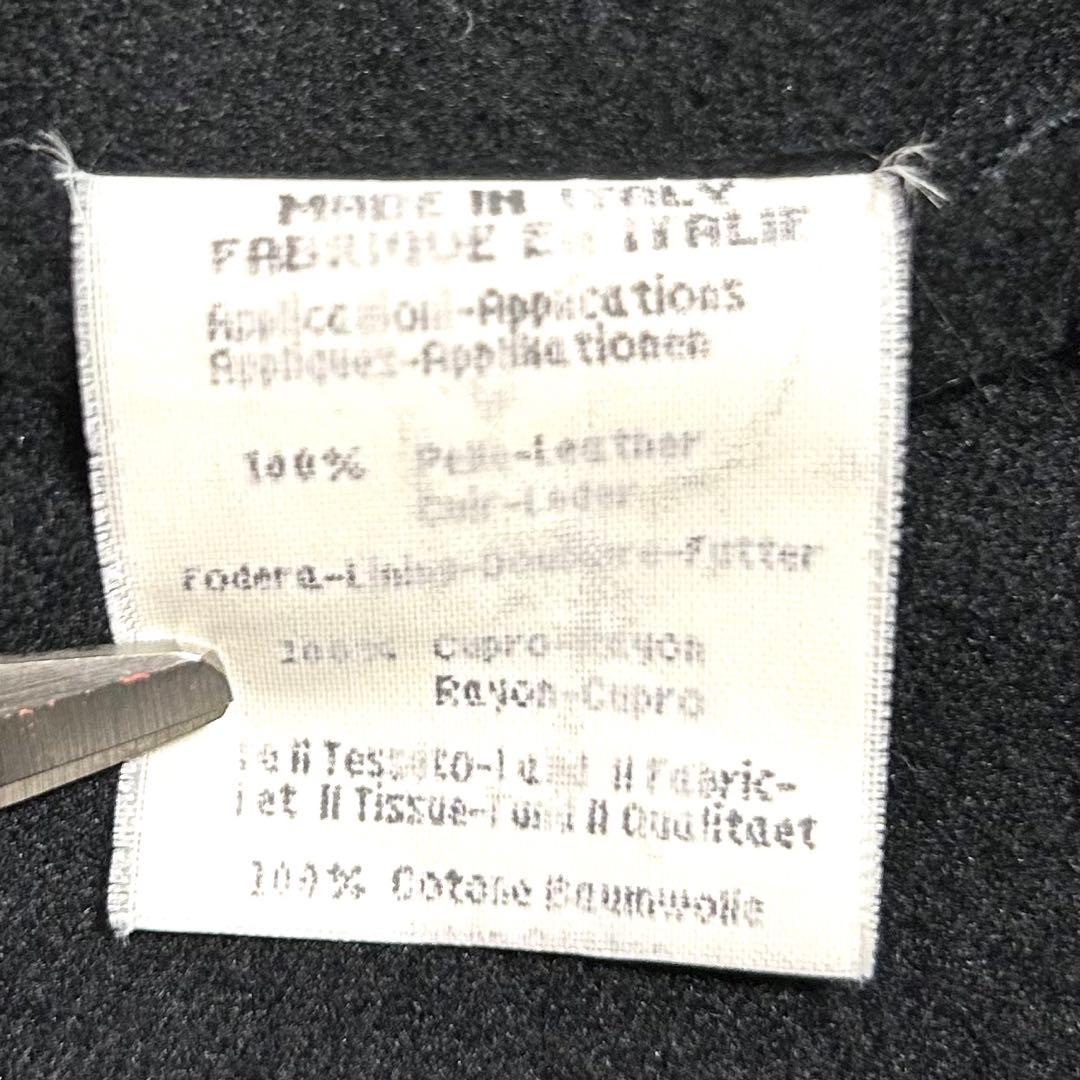 80's Byblos ビブロス　メンズコート　コットンウール　ネイビー　XL